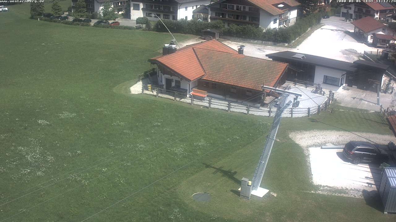 Archiv Foto Webcam Ruhpolding: Wirtshaus und Talstation Lift Westernberg