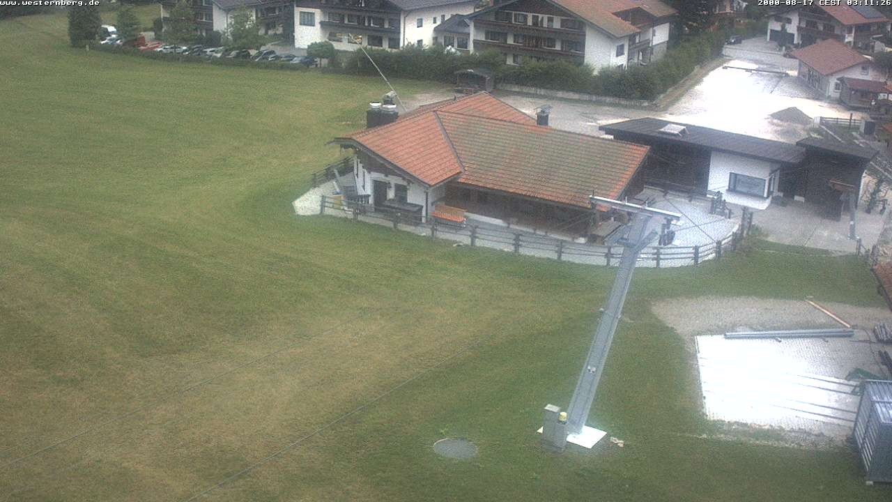 Archiv Foto Webcam Ruhpolding: Wirtshaus und Talstation Lift Westernberg
