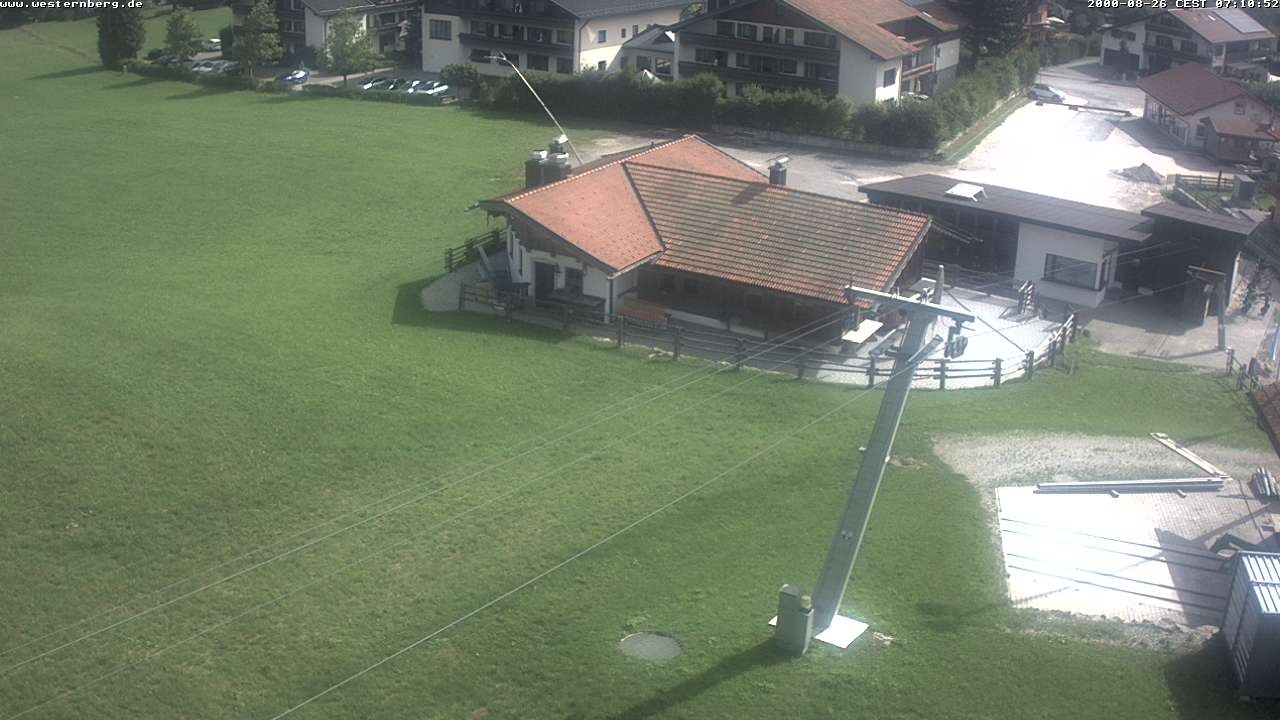 Archiv Foto Webcam Ruhpolding: Wirtshaus und Talstation Lift Westernberg