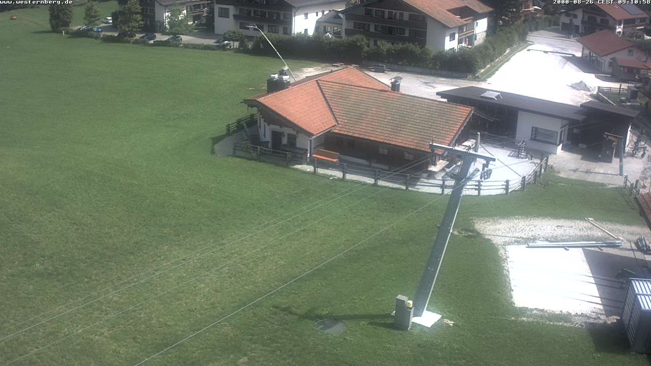 Archiv Foto Webcam Ruhpolding: Wirtshaus und Talstation Lift Westernberg