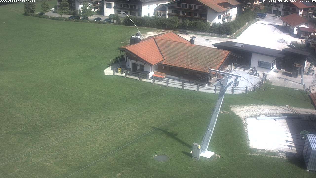 Archiv Foto Webcam Ruhpolding: Wirtshaus und Talstation Lift Westernberg