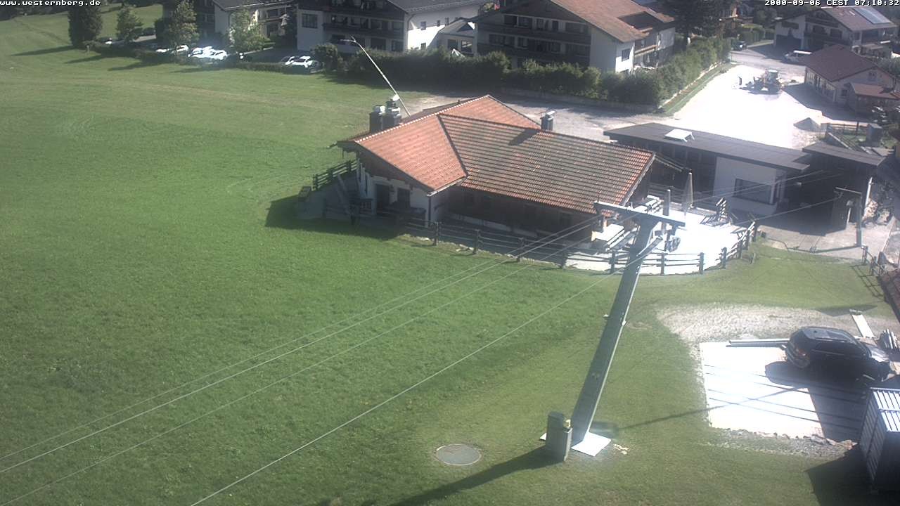 Archiv Foto Webcam Ruhpolding: Wirtshaus und Talstation Lift Westernberg