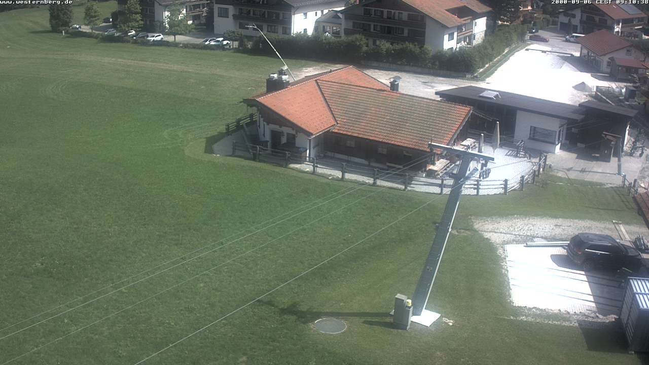 Archiv Foto Webcam Ruhpolding: Wirtshaus und Talstation Lift Westernberg