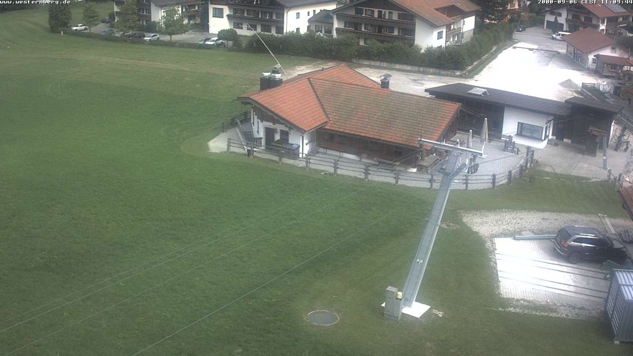 Archiv Foto Webcam Ruhpolding: Wirtshaus und Talstation Lift Westernberg