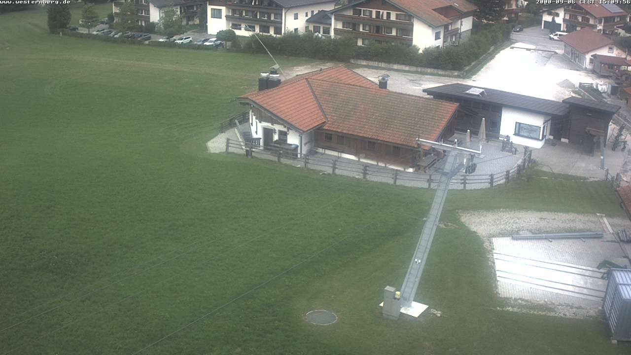 Archiv Foto Webcam Ruhpolding: Wirtshaus und Talstation Lift Westernberg