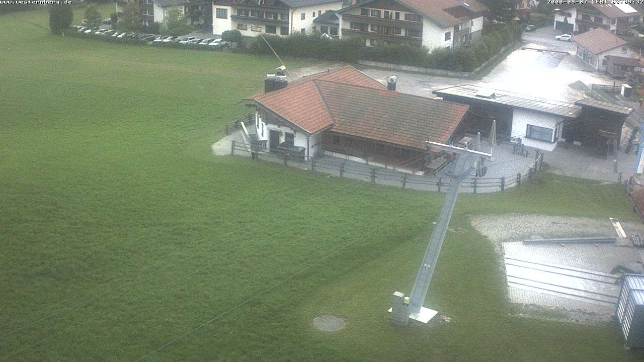 Archiv Foto Webcam Ruhpolding: Wirtshaus und Talstation Lift Westernberg