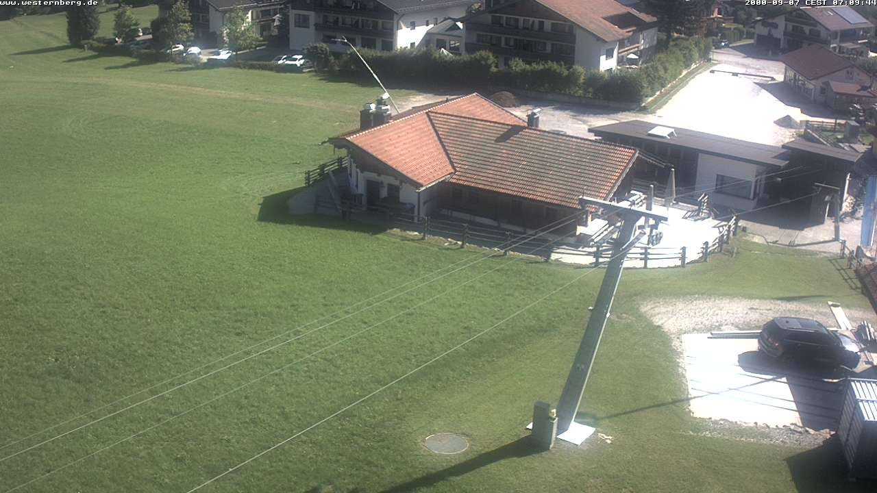 Archiv Foto Webcam Ruhpolding: Wirtshaus und Talstation Lift Westernberg