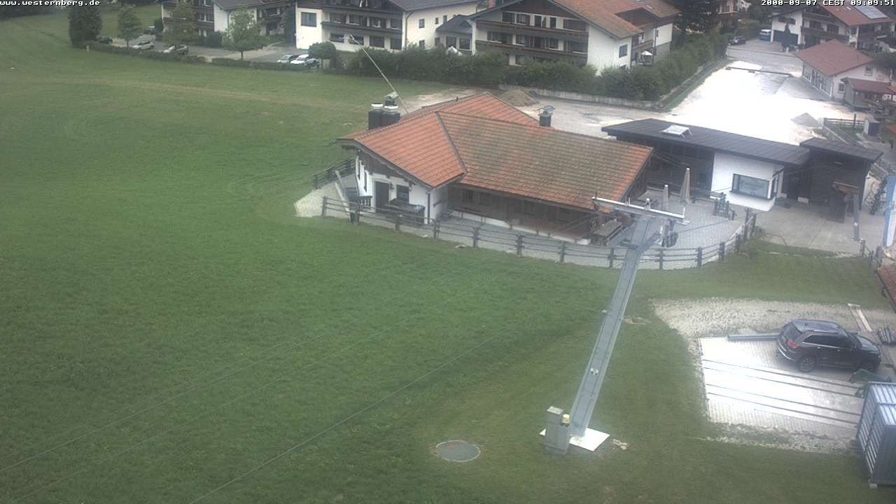 Archiv Foto Webcam Ruhpolding: Wirtshaus und Talstation Lift Westernberg
