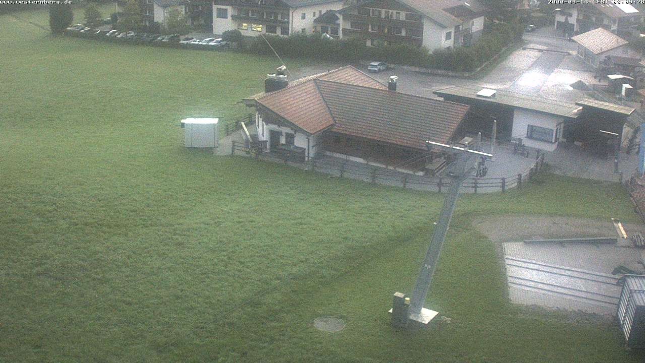 Archiv Foto Webcam Ruhpolding: Wirtshaus und Talstation Lift Westernberg