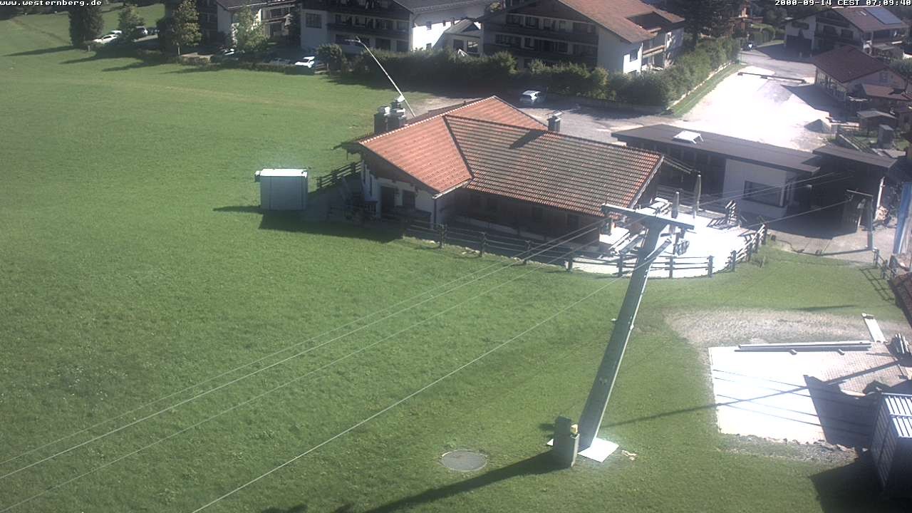 Archiv Foto Webcam Ruhpolding: Wirtshaus und Talstation Lift Westernberg