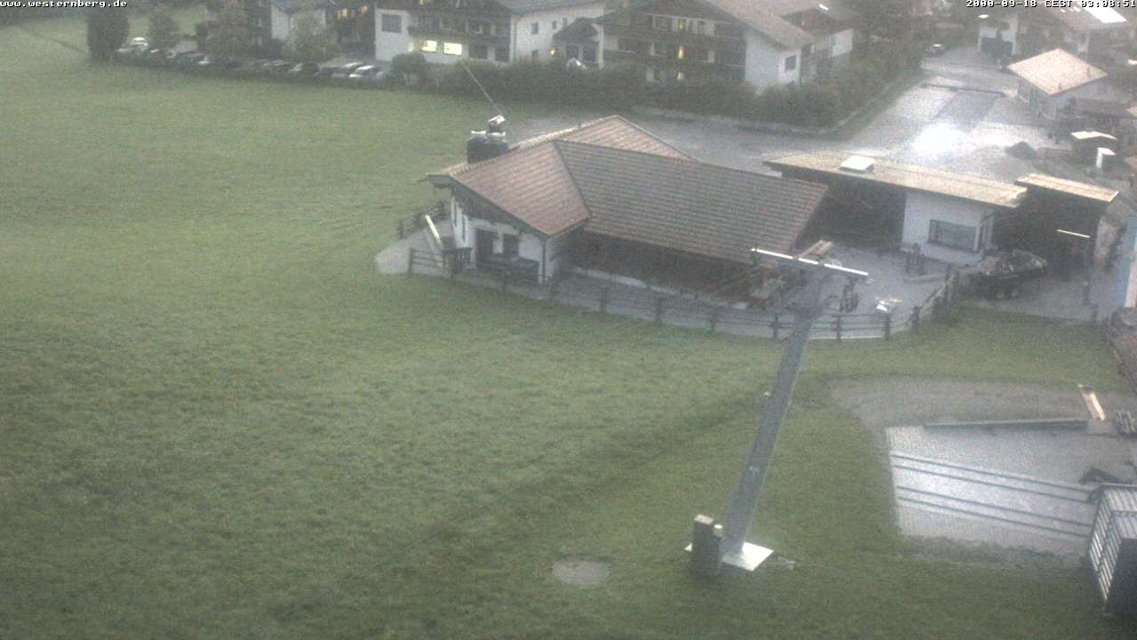 Archiv Foto Webcam Ruhpolding: Wirtshaus und Talstation Lift Westernberg