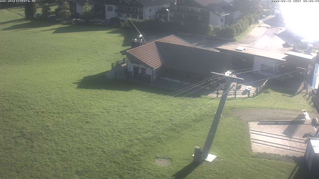 Archiv Foto Webcam Ruhpolding: Wirtshaus und Talstation Lift Westernberg