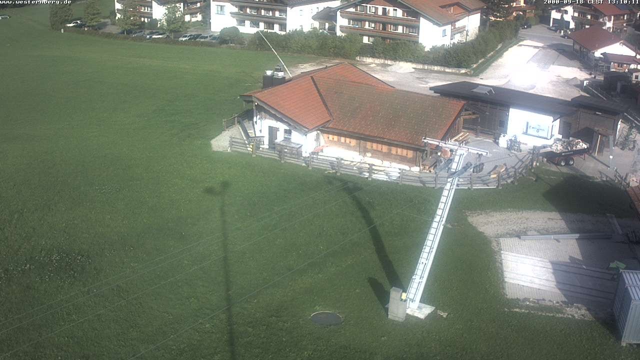 Archiv Foto Webcam Ruhpolding: Wirtshaus und Talstation Lift Westernberg