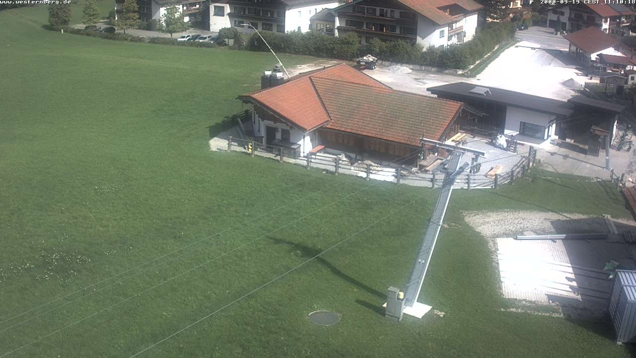 Archiv Foto Webcam Ruhpolding: Wirtshaus und Talstation Lift Westernberg