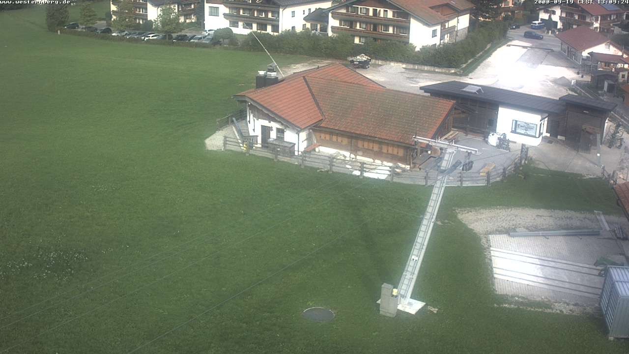 Archiv Foto Webcam Ruhpolding: Wirtshaus und Talstation Lift Westernberg