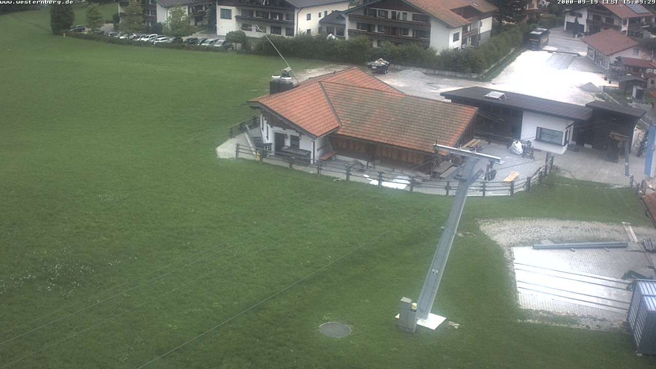 Archiv Foto Webcam Ruhpolding: Wirtshaus und Talstation Lift Westernberg