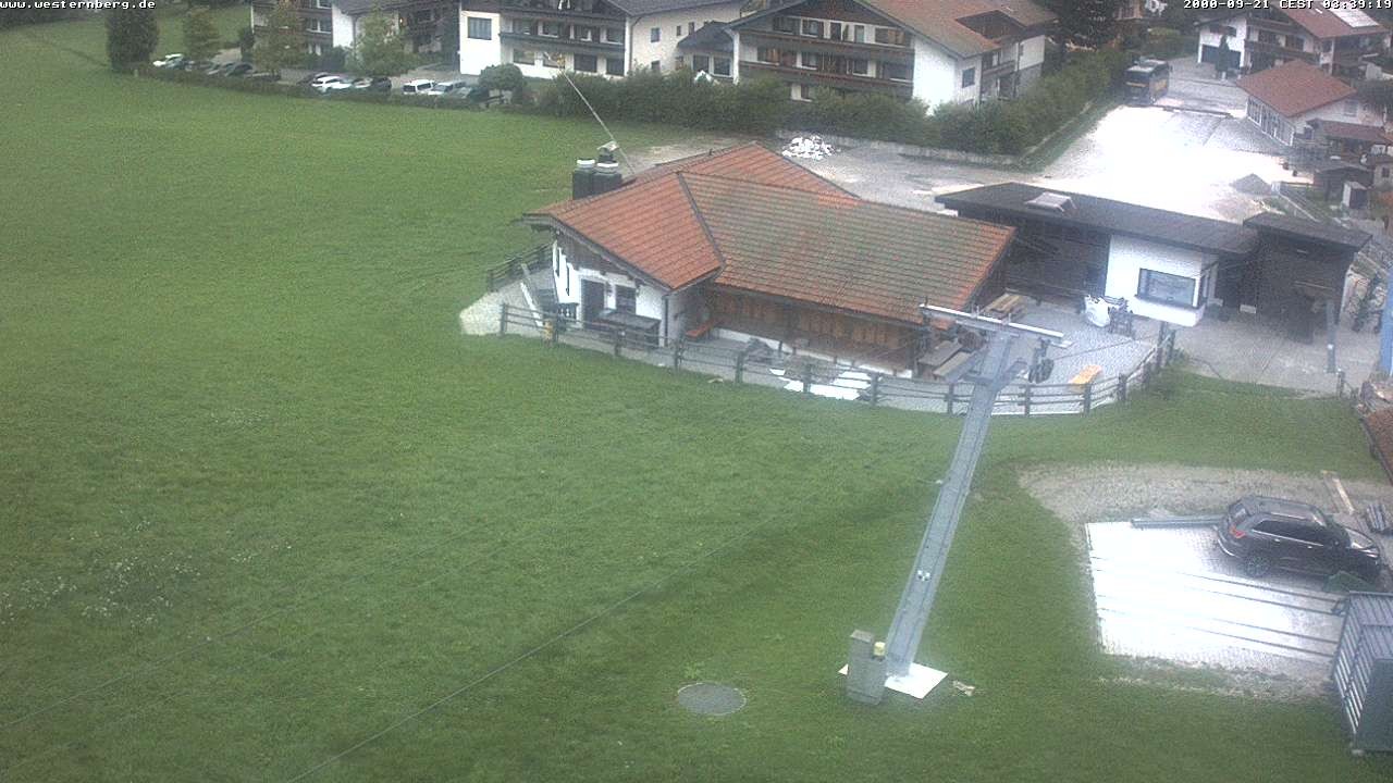 Archiv Foto Webcam Ruhpolding: Wirtshaus und Talstation Lift Westernberg