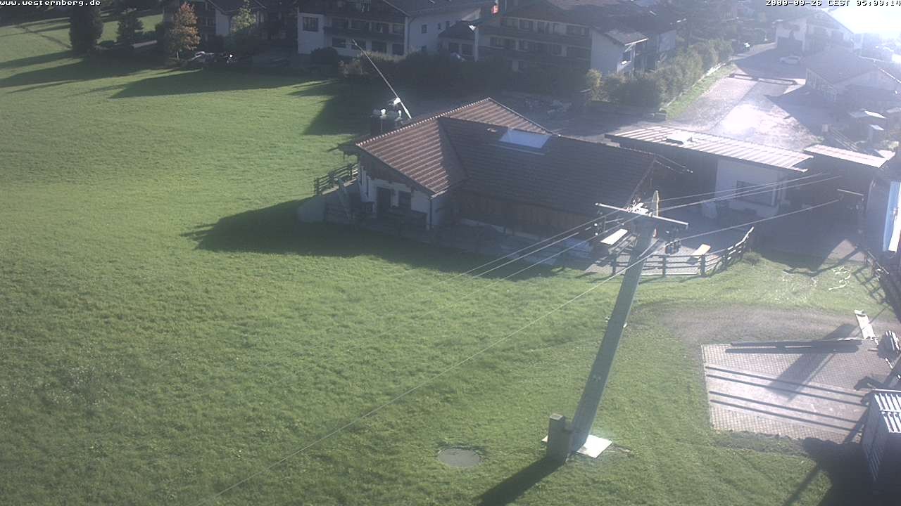 Archiv Foto Webcam Ruhpolding: Wirtshaus und Talstation Lift Westernberg