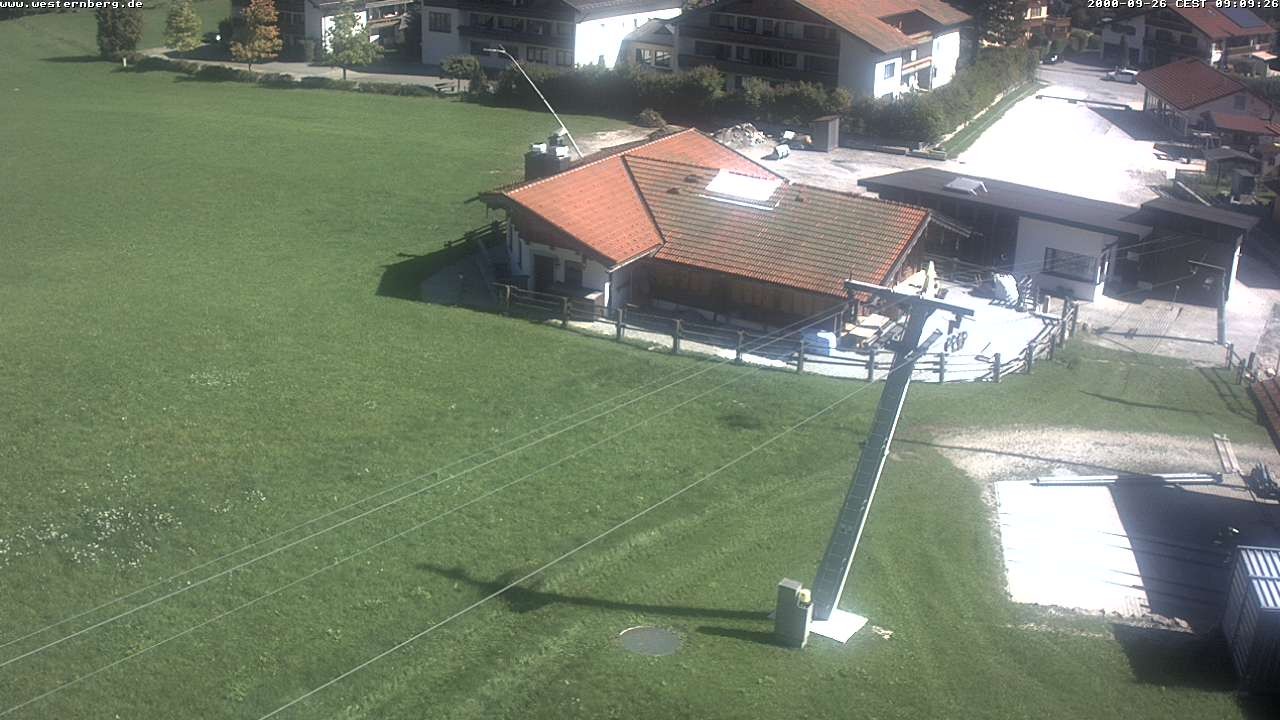 Archiv Foto Webcam Ruhpolding: Wirtshaus und Talstation Lift Westernberg