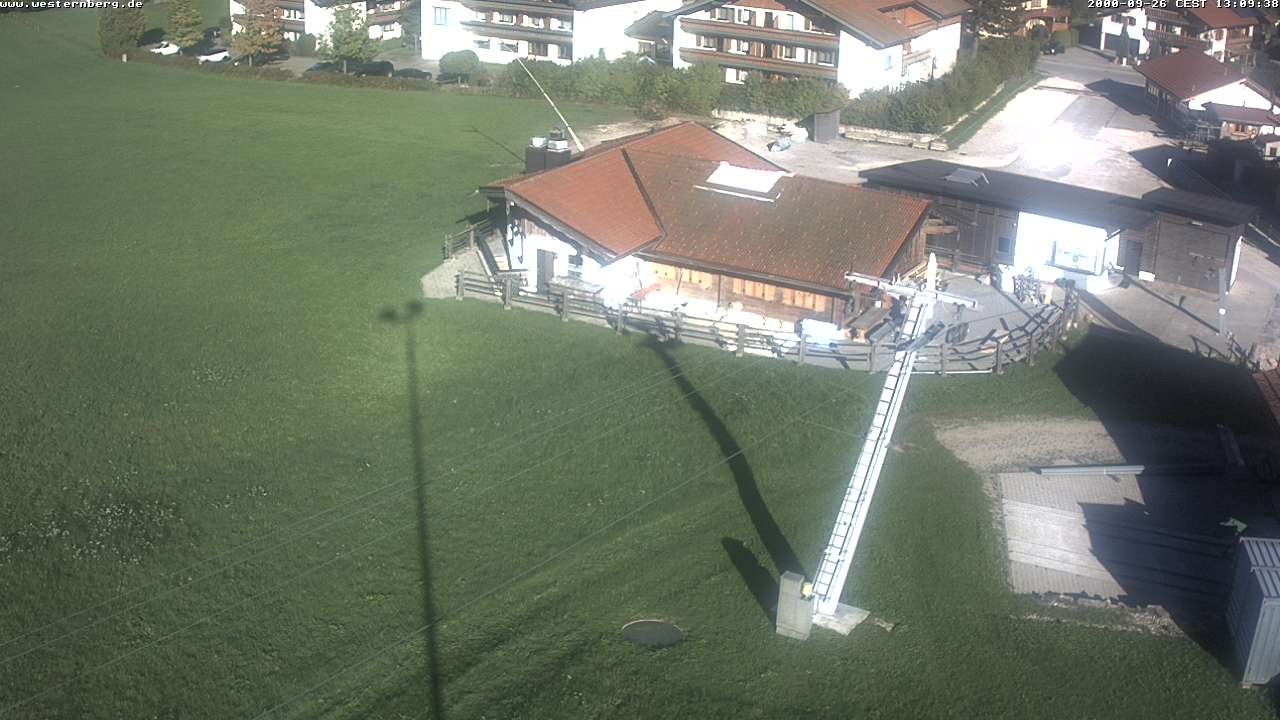 Archiv Foto Webcam Ruhpolding: Wirtshaus und Talstation Lift Westernberg