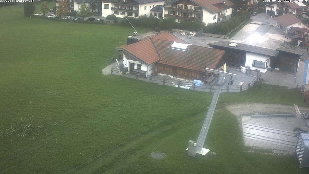 Archiv Foto Webcam Ruhpolding: Wirtshaus und Talstation Lift Westernberg