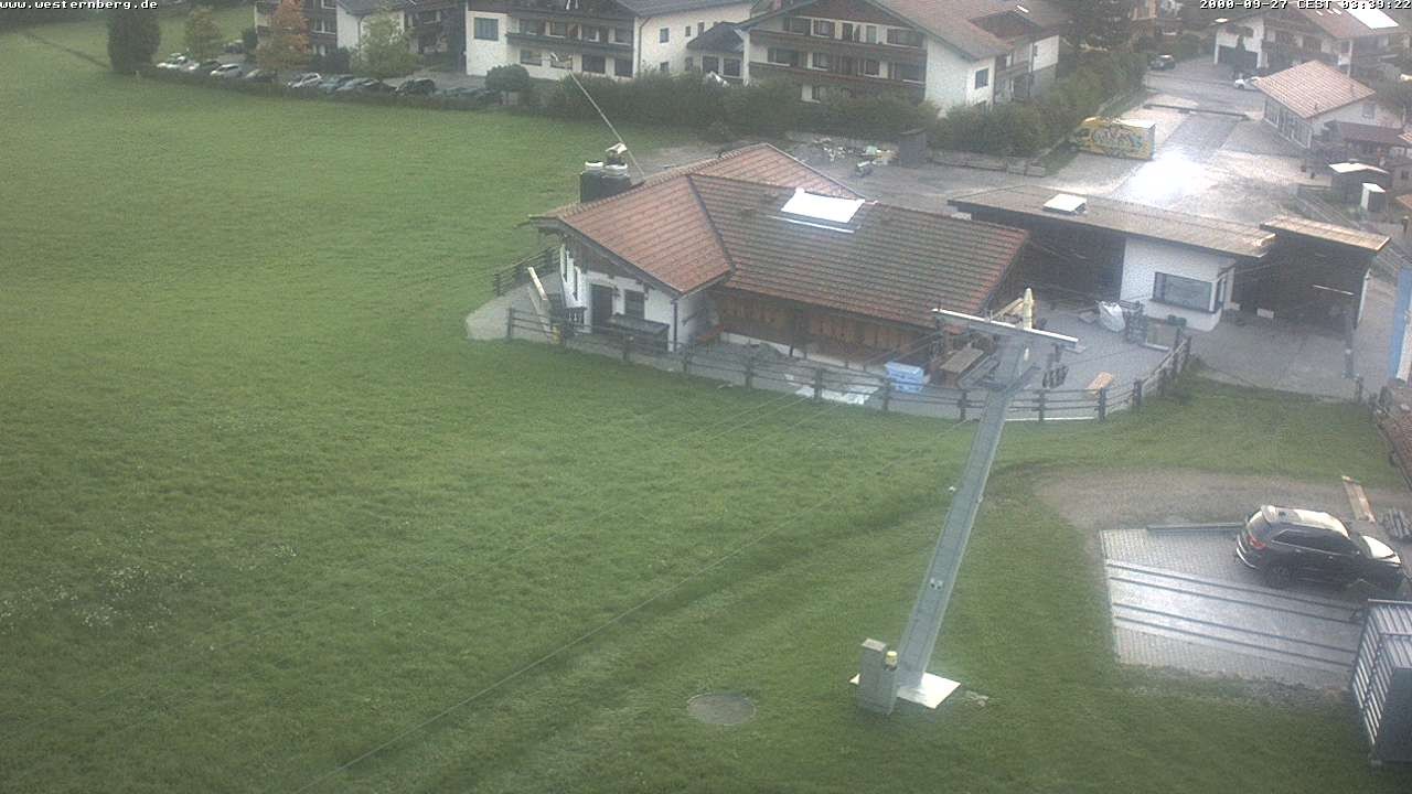 Archiv Foto Webcam Ruhpolding: Wirtshaus und Talstation Lift Westernberg