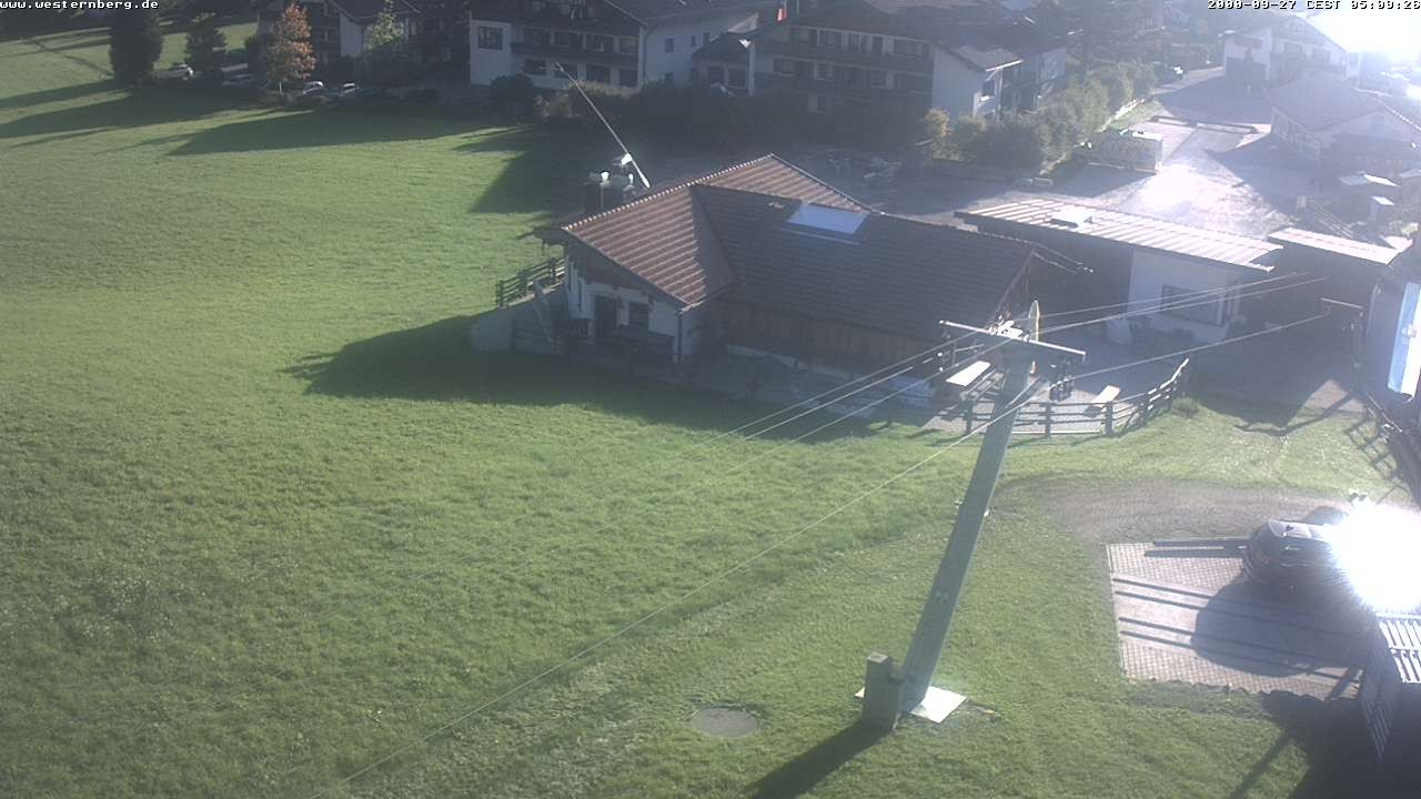 Archiv Foto Webcam Ruhpolding: Wirtshaus und Talstation Lift Westernberg