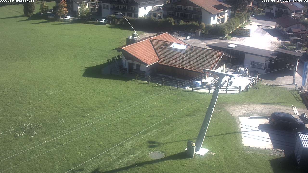 Archiv Foto Webcam Ruhpolding: Wirtshaus und Talstation Lift Westernberg