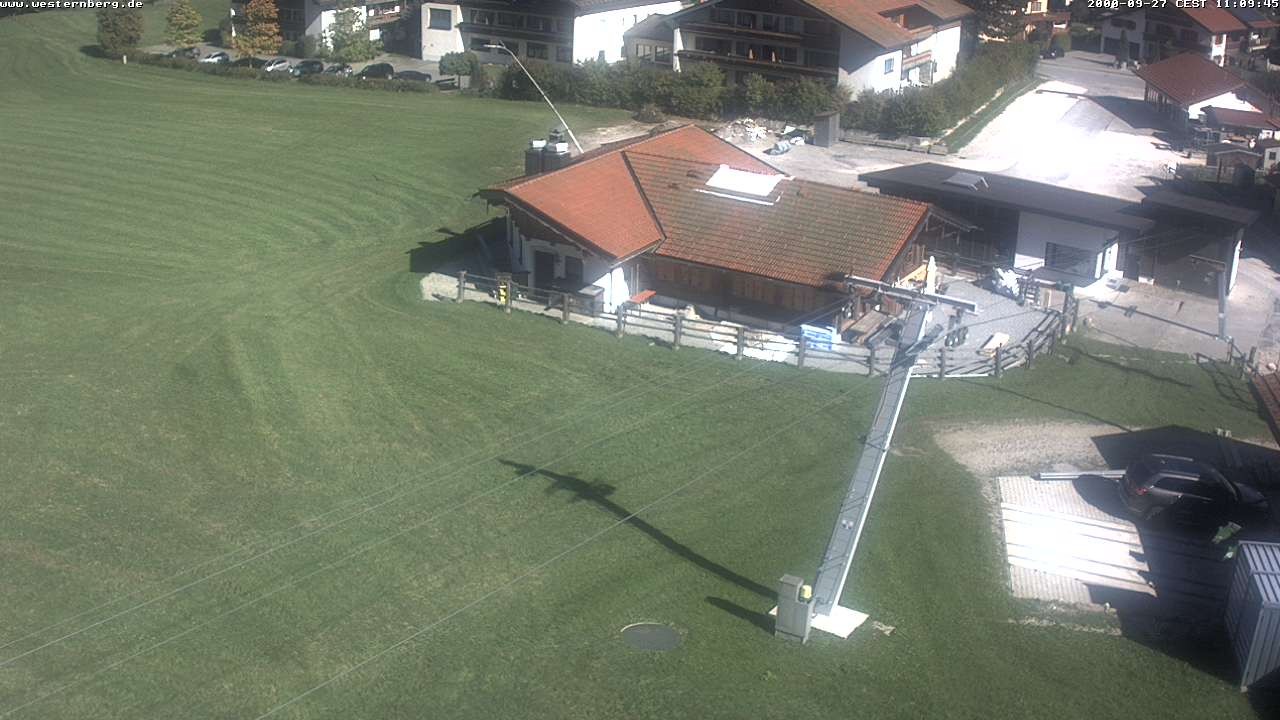 Archiv Foto Webcam Ruhpolding: Wirtshaus und Talstation Lift Westernberg