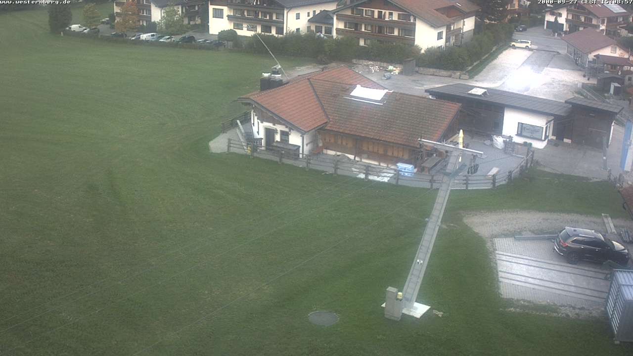 Archiv Foto Webcam Ruhpolding: Wirtshaus und Talstation Lift Westernberg