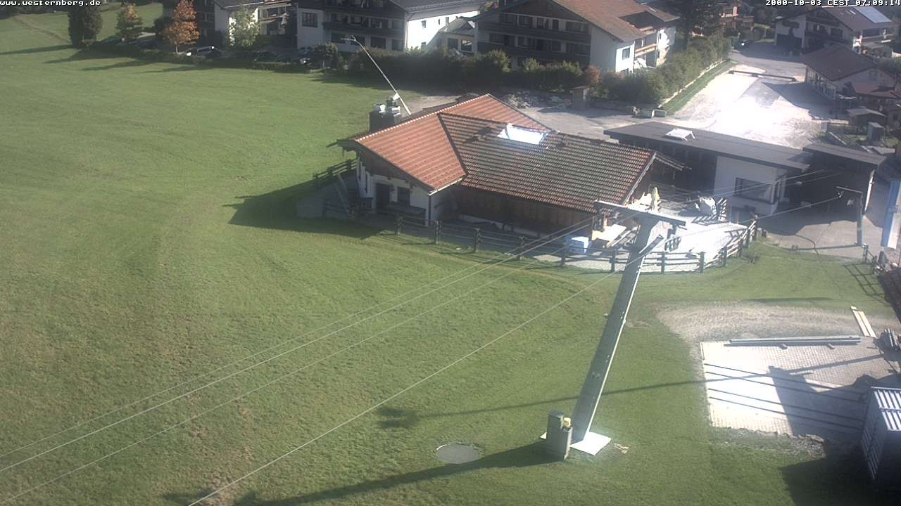 Archiv Foto Webcam Ruhpolding: Wirtshaus und Talstation Lift Westernberg