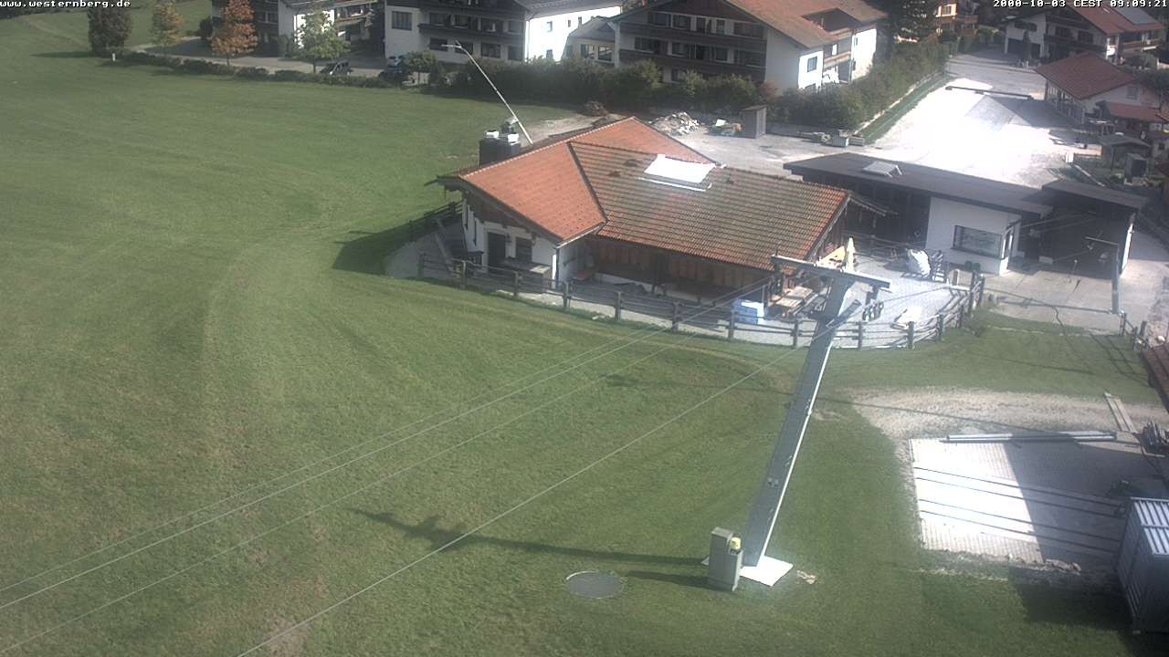 Archiv Foto Webcam Ruhpolding: Wirtshaus und Talstation Lift Westernberg