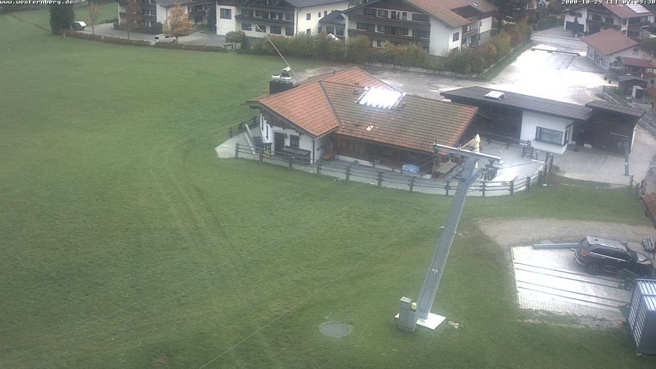 Archiv Foto Webcam Ruhpolding: Wirtshaus und Talstation Lift Westernberg