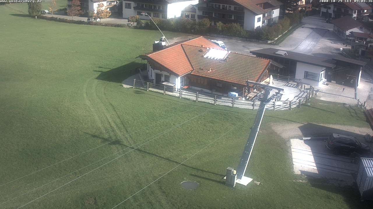 Archiv Foto Webcam Ruhpolding: Wirtshaus und Talstation Lift Westernberg