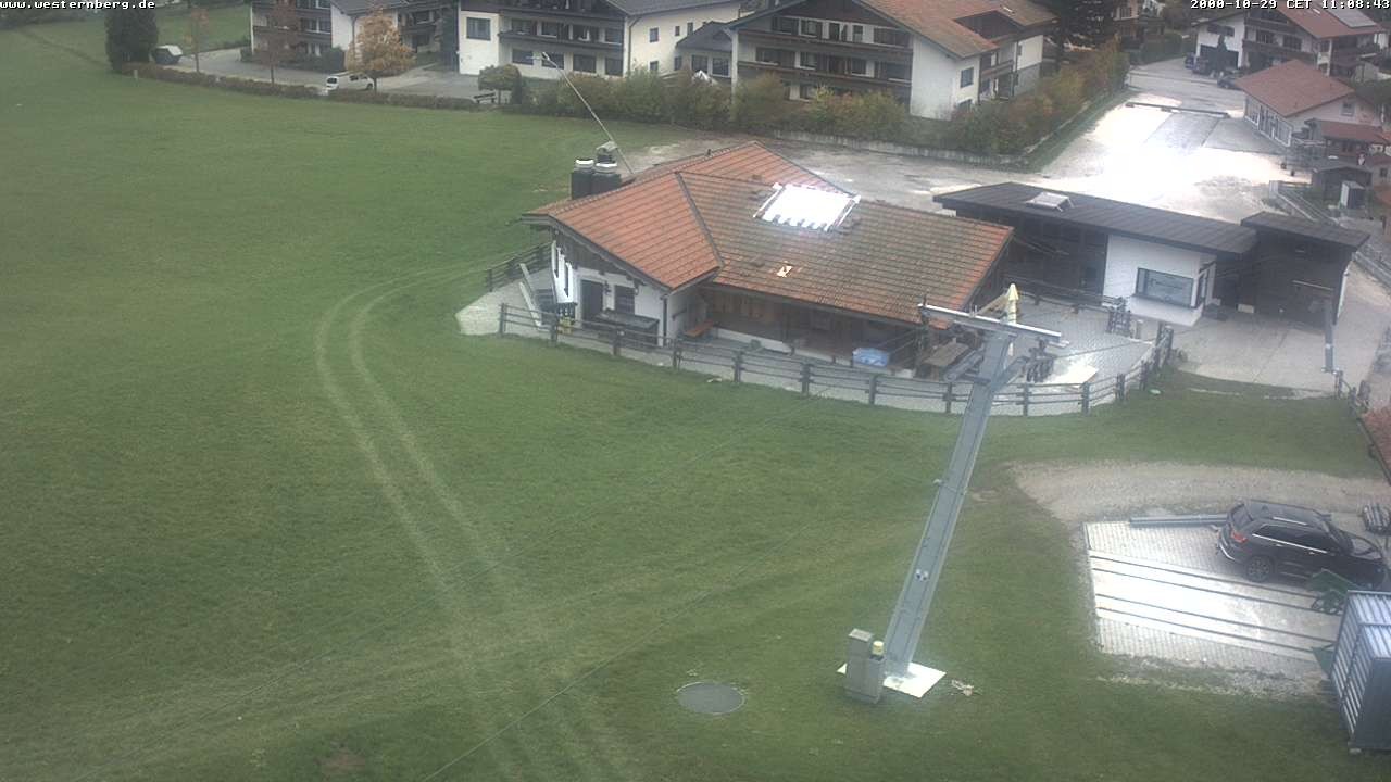 Archiv Foto Webcam Ruhpolding: Wirtshaus und Talstation Lift Westernberg