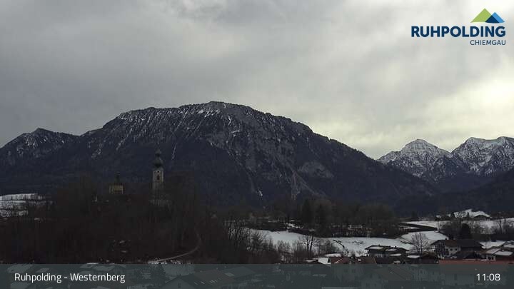 Archiv Foto Webcam Ruhpolding: Lift und Skipiste am Westernberg