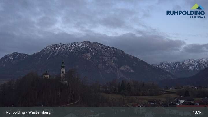 Archiv Foto Webcam Ruhpolding: Lift und Skipiste am Westernberg