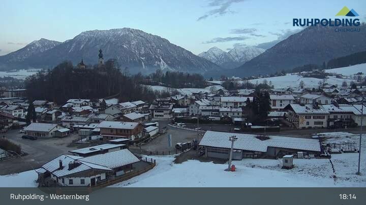 Archived image Webcam Ski pistes in Ruhpolding, western mountain