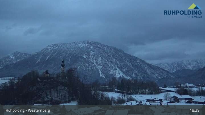 Archiv Foto Webcam Ruhpolding: Lift und Skipiste am Westernberg