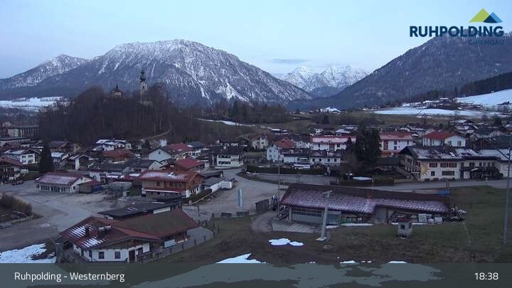Archived image Webcam Ski pistes in Ruhpolding, western mountain
