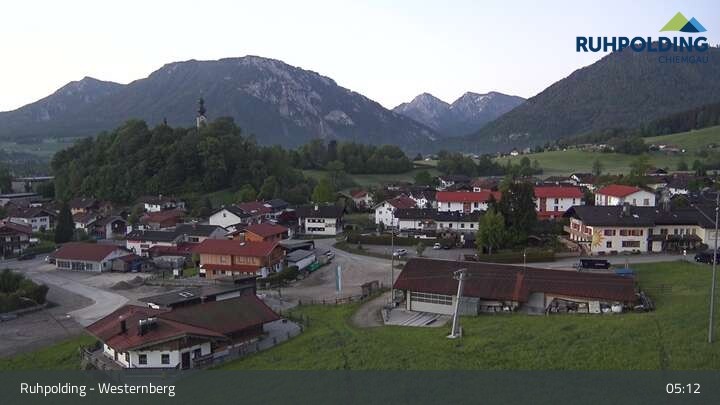 Archiv Foto Webcam Ruhpolding: Lift und Skipiste am Westernberg