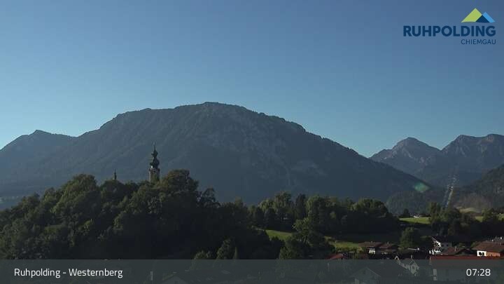 Archiv Foto Webcam Ruhpolding: Lift und Skipiste am Westernberg