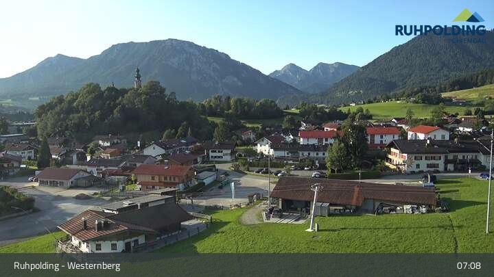 Archiv Foto Webcam Ruhpolding: Lift und Skipiste am Westernberg