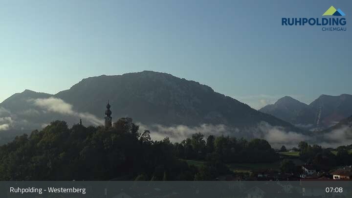 Archiv Foto Webcam Ruhpolding: Lift und Skipiste am Westernberg