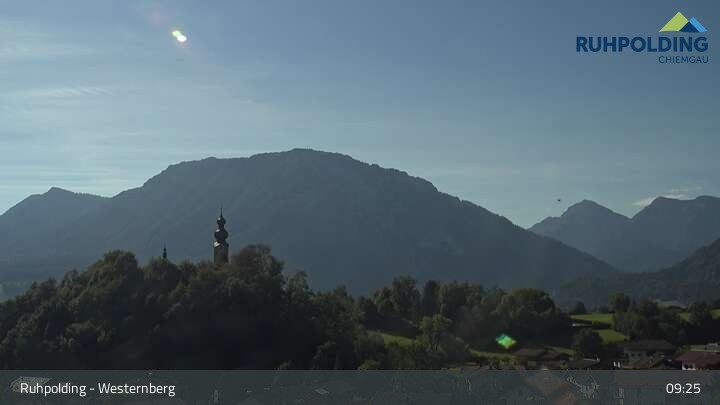 Archiv Foto Webcam Ruhpolding: Lift und Skipiste am Westernberg