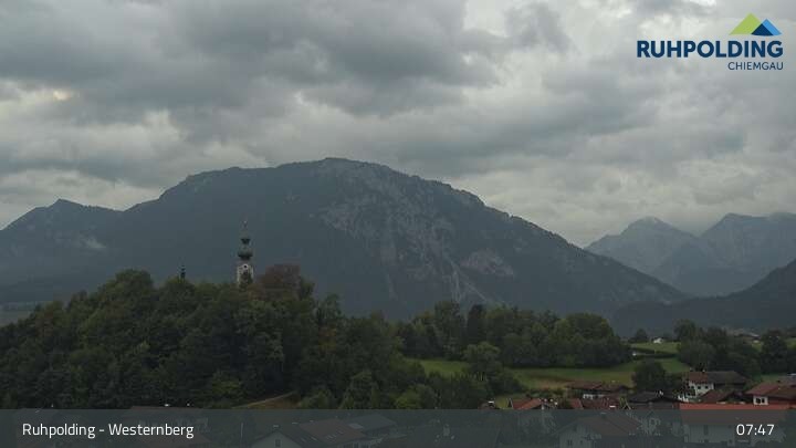 Archiv Foto Webcam Ruhpolding: Lift und Skipiste am Westernberg