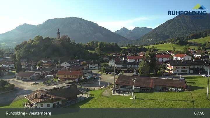 Archiv Foto Webcam Ruhpolding: Lift und Skipiste am Westernberg