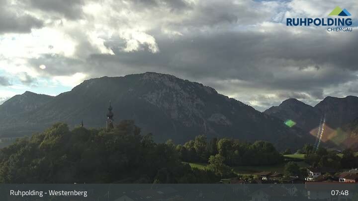 Archiv Foto Webcam Ruhpolding: Lift und Skipiste am Westernberg