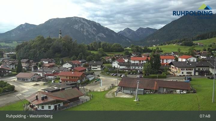 Archiv Foto Webcam Ruhpolding: Lift und Skipiste am Westernberg
