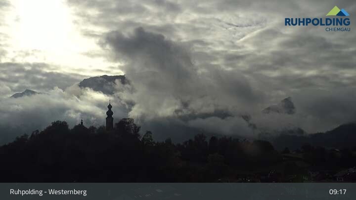 Archiv Foto Webcam Ruhpolding: Lift und Skipiste am Westernberg